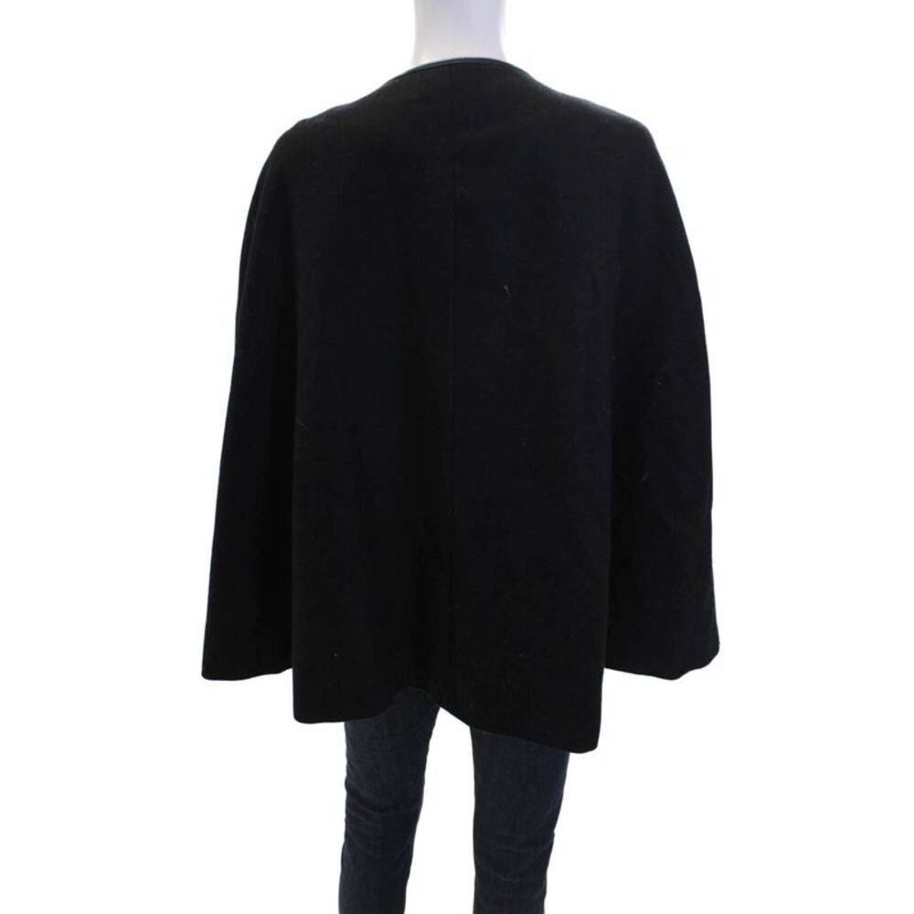 Zara Basic Womens Crew Neck Button Front Lined Ca… - image 3